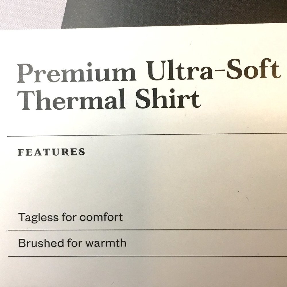 GOODFELLOW & CO Men's Tall Premium Long Sleeve Thermal Undershirt  NEW IN BOX! - Picture 6 of 11